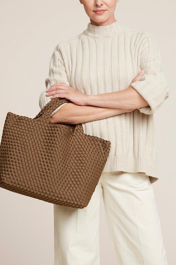 Naghedi St Barths Medium Tote Mink-3